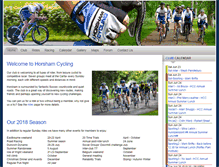 Tablet Screenshot of horshamcycling.co.uk